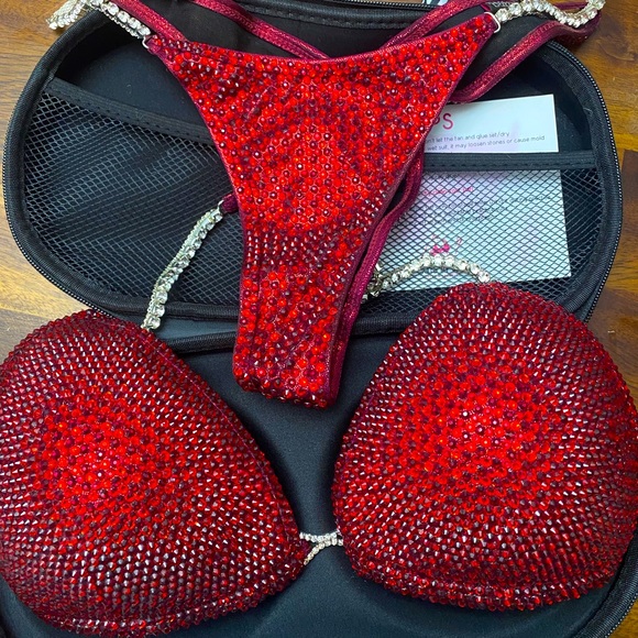 Muscle Dazzle Other - NPC/IFBB Ruby Red Bikini Competition Suit